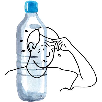 fľaša vody