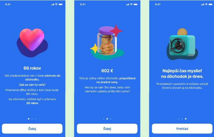 vysledok prepoctu v dochodkovej kalkulacke george